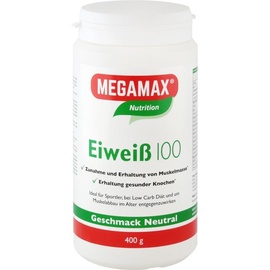 MEGAMAX Eiweiß 100 Neutral Pulver 400 g