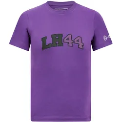 Mercedes-Benz AMG Petronas F1 Lewis-Hamilton-LH44 nachhaltiges Mädchen und Jungen T-Shirt Formel 1 701222307 001 Lila - 164
