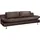 PLACES OF STYLE Couch Mikrofaser 2-Sitzer Braun