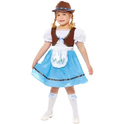Trachten Liesl Mädchenkostüm - Kinder-6-8-Jahre