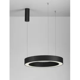 Nova Luce Morbido 1-flg. Ø 60 cm schwarz