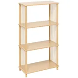 5five simply smart Bücherregal 4 ebenen 0 x 0 x 0 cm Beige