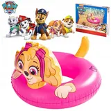 PAW PATROL Schwimmring PAW Patrol Schwimmring Skye 61 cm – aufblasbar, für Kinder ab 3 J. (1-tlg)