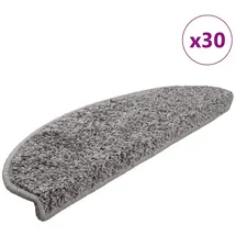 vidaXL Stufenmatten 30 Stk. Grau 65x21x4 cm
