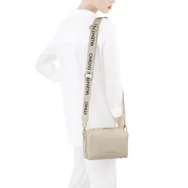 Valentino Pattie Umhängetasche Kunstleder Beige/Weiß