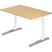 Hammerbacher Schreibtisch C-Fuß 120 x 80 cm Ahorn /