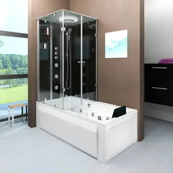 Whirlpool Wanne Duschtempel Dusche Duschkabine K05-R32-WP 90x180 cm ohne 2K Scheiben Versiegelung