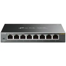 TP-Link TL-SG108E Managed Switch 8 Port Gigabit Ethernet LAN Switch Metallgehäuse