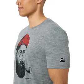 super.natural Herren Sn Sailor T-Shirt (Größe XXL, grau)