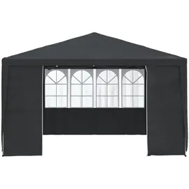 vidaXL Profi-Partyzelt 4 x 4 m inkl. Seitenteile anthrazit