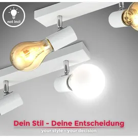 B.K.Licht 2-flg. schwenkbar weiß