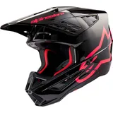 Alpinestars S-M5 Corp Motocrosshelm - schwarz-pink, / L