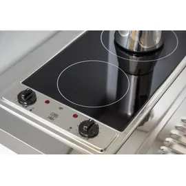 Respekta SKWWCS Glaskeramikkochfeld rechts weiß