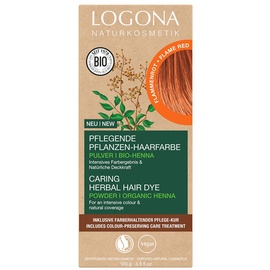 Logona Pflanzen-Haarfarbe Pulver flammenrot 100 g