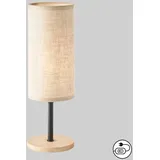 easy! by fhl LED Tischleuchte »Kira«, beige (sandschwarz), Ø 10,00cm H: 30,00cm, Lampen, Tischleuchte,Stoffschirm,Schnurschalter,Hochwertige Verarbeitung