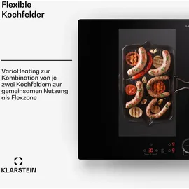 Klarstein Induktionskochfeld 4 Platten Flexzone