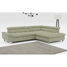 Cotta Eckcouch L-Form 312 cm grün