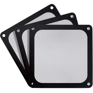 Silverstone Technology SST-FF143B-3Pk 140-mm-Ultra-Fine-Lüfterfilter mit Magnetkühlung, kompatibel mit den meisten 140-mm-Lüftern oder Lüftungsöffnungen