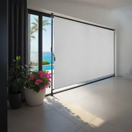 Tectake Klemmmarkise 208 x 310 cm grau Polyester