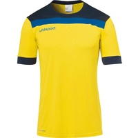 Uhlsport Offense 23 Trikot kurzarm limonengelb/marine/azurblau 128