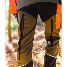 KOX Schnittschutzhose Mistral 3.0 Grün/Orange - 48