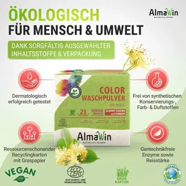 AlmaWin Colorwaschmittel Pulver 1 kg
