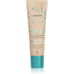 Lumene Matte Oil-Control mattierendes Make-up SPF 20 Farbton 00 Ultra Light 30 ml
