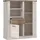 Forte Duro 109,8 x 128,3 x 41,3 cm pinie weiß/eiche antik
