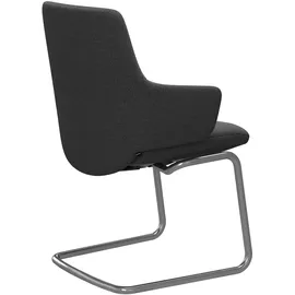 Stressless Polsterstuhl "Laurel" 58x92x60 cm ROHLEDER Stoff Q2 FARON, Stahl, grau (dark grey q2 faron, chrom matt) Polsterstühle (66624843-0)