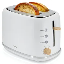 Briebe TA1166WHT 6 Toast Stufen Weiß