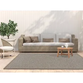 DEKOWE In- & Outdoorteppich Naturino Effekt S2 grau 60x110 cm