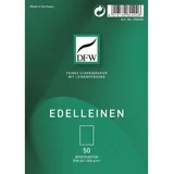 Dresdner-Feinpapier GmbH Briefkarte Edelleinen - A6 hoch, 50 Stück