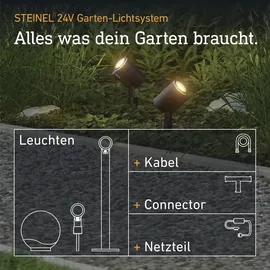 Steinel Verlängerungskabel für 24V Garten-Lichtsystem 5 m schwarz