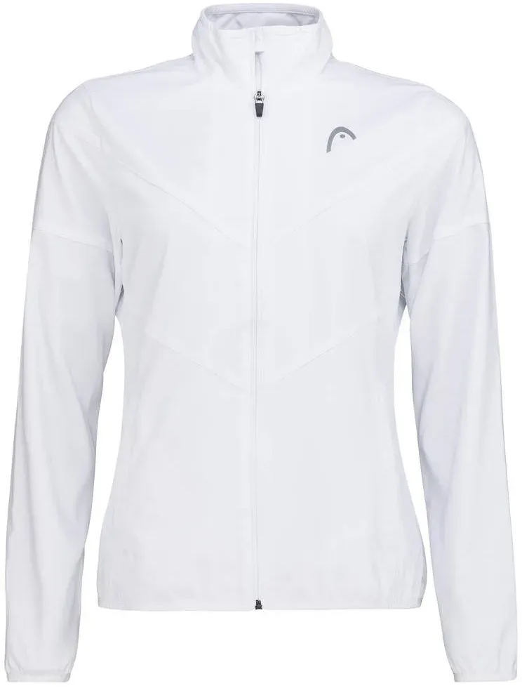 Head Trainingsjacke Tennis Club (modern, sportlich) weiss/weiss Mädchen