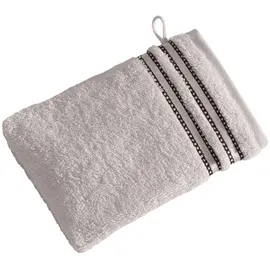 VOSSEN Cult de Luxe Waschhandschuh 16 x 22 cm grau