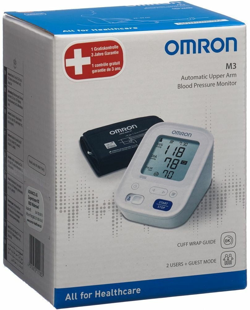 Omron M3 Oberarm-Blutdruckmessgerät