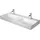 Duravit DuraSquare Doppelwaschtisch 120 x 47 cm weiß 2353120041