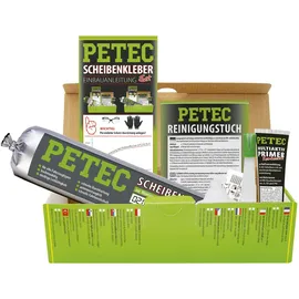 Petec Scheibenkleber Set Schwarz 1 St. 0,4 l