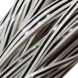 Generisch Kunststoff Polyrattan Meterware, Polyrattan Reparatur, Rattan Reparaturset für Rattanmöbel, Rattan Gartenmöbel Set, Korbsessel Rattan, Polyrattan Gartenmöbel Set, Gartenstühle Rattan 65m Z