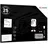 ALLboards Glasboard 60 x 40 cm Schwarz