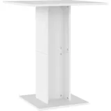 vidaXL Bistrotisch Weiß 60x60x75 cm Holzwerkstoff