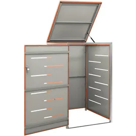 deluke Mülltonnenbox JAGU 115 x 69 x 77,5 cm orange