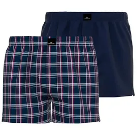 götzburg 1889 Boxershorts kariert blau XXL 2er Pack