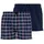 götzburg 1889 Boxershorts kariert blau XXL 2er Pack