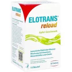 Elotrans Reload Elektrolyt-pulver Apfel Beutel