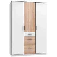 WIMEX Kleiderschrank Joker 3-türig weiß/beige