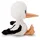 NICI Glubschis Storch Sir Sorto 15 cm Weiß