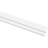 GARDINIA Aluminium-Vorhangschiene 1-läufig 150 cm weiß
