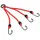 Fischer Unisex – Erwachsene Spanngurt, rot,