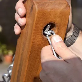 La Siesta Hängemattengestell Maera Single Holz Grün Eukalyptus 320 cm